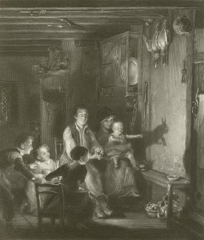 Het konijn op de muur door David Wilkie